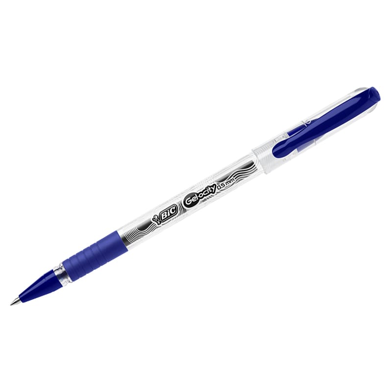 Ручка гелевая Bic "Gelocity Stic" синяя, 0,5мм, грип CEL1010265