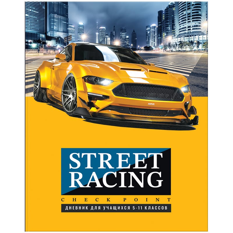Дневник 5-11 кл. 48л. ЛАЙТ BG "Street racing", глянцевая ламинация Д5и48_лг 11442