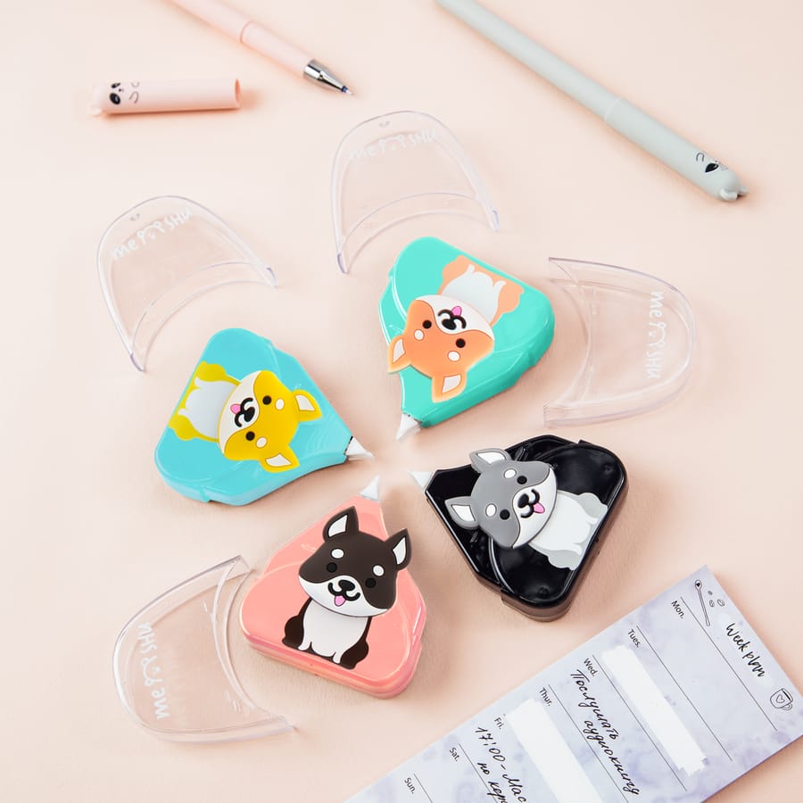 Корректирующая лента MESHU "Cute dog", 5мм*6м, пвх-бокс, европодвес MS_56738